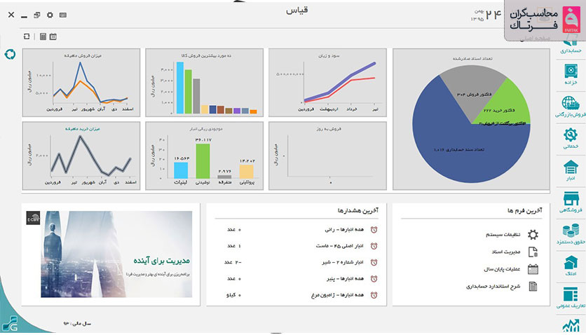 مقایسه نرم افزارهای حسابداری سپیدار و قیاس